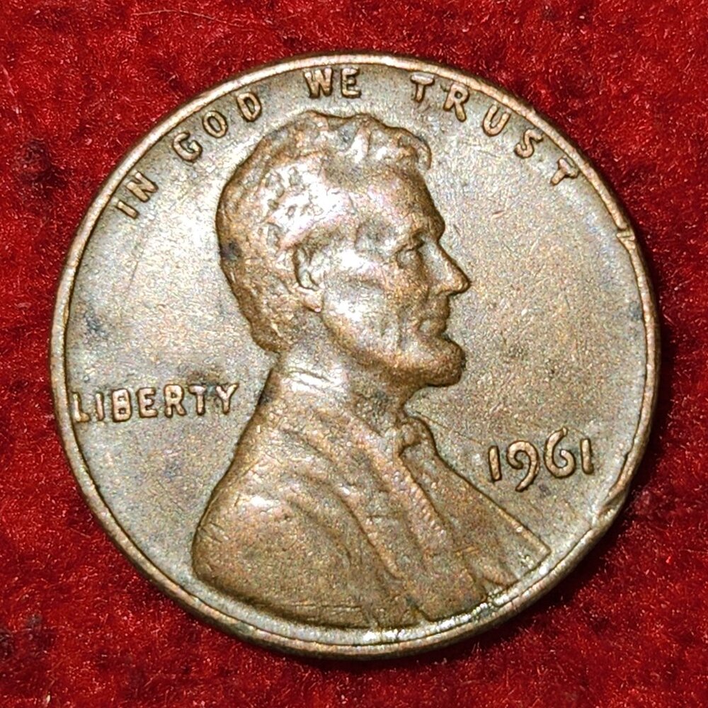 1961 penny no mint mark